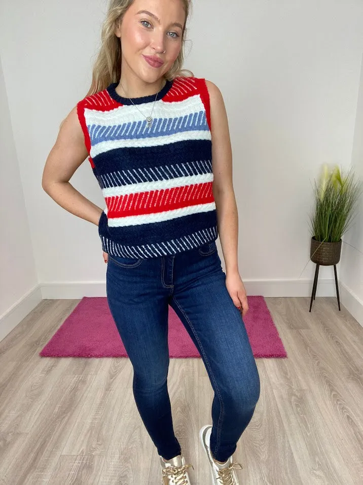 Line Vest Jumper