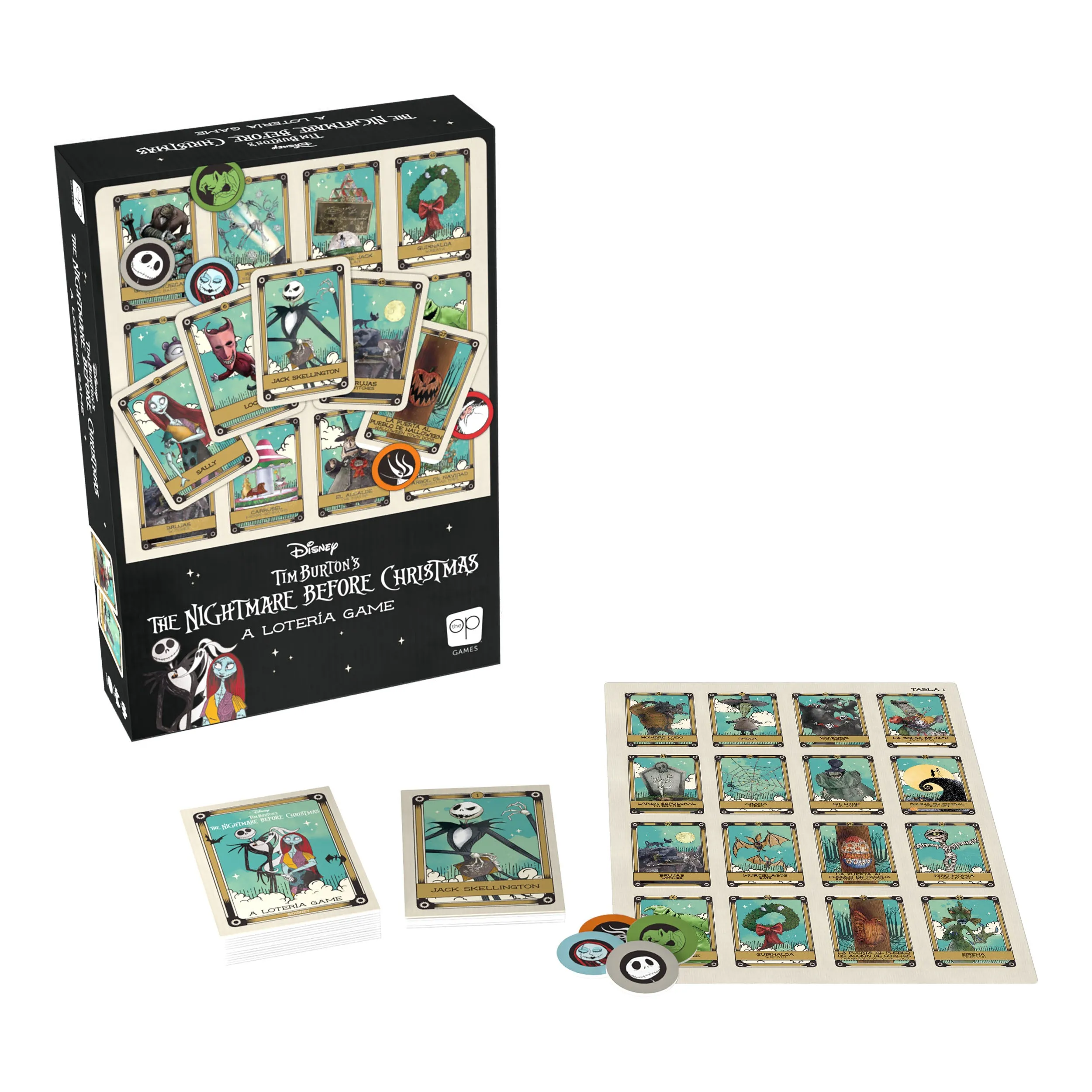 Lotería: Disney Tim Burton The Nightmare Before Christmas