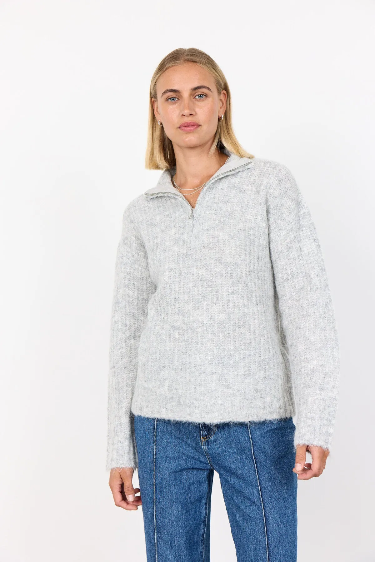 LR-INORA 2 Pullover Light grey