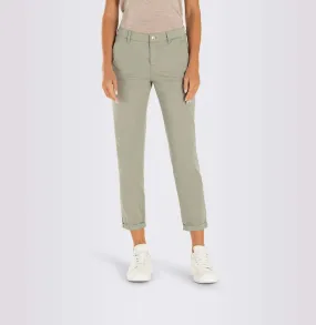 MAC WOMEN'S TURN UP CHINO - DRIED ROSEMARY