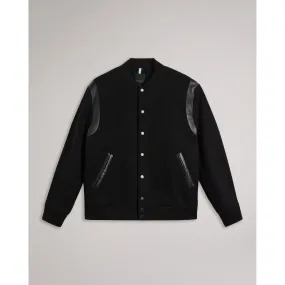Men Mmo-Dacre-Varsity Bomber - Black