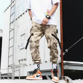 Men's Camouflage Cargo Pants Loose Harem Pants