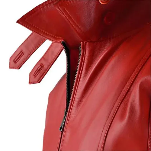 Men's Horizon Red Bomber Leather Jacket