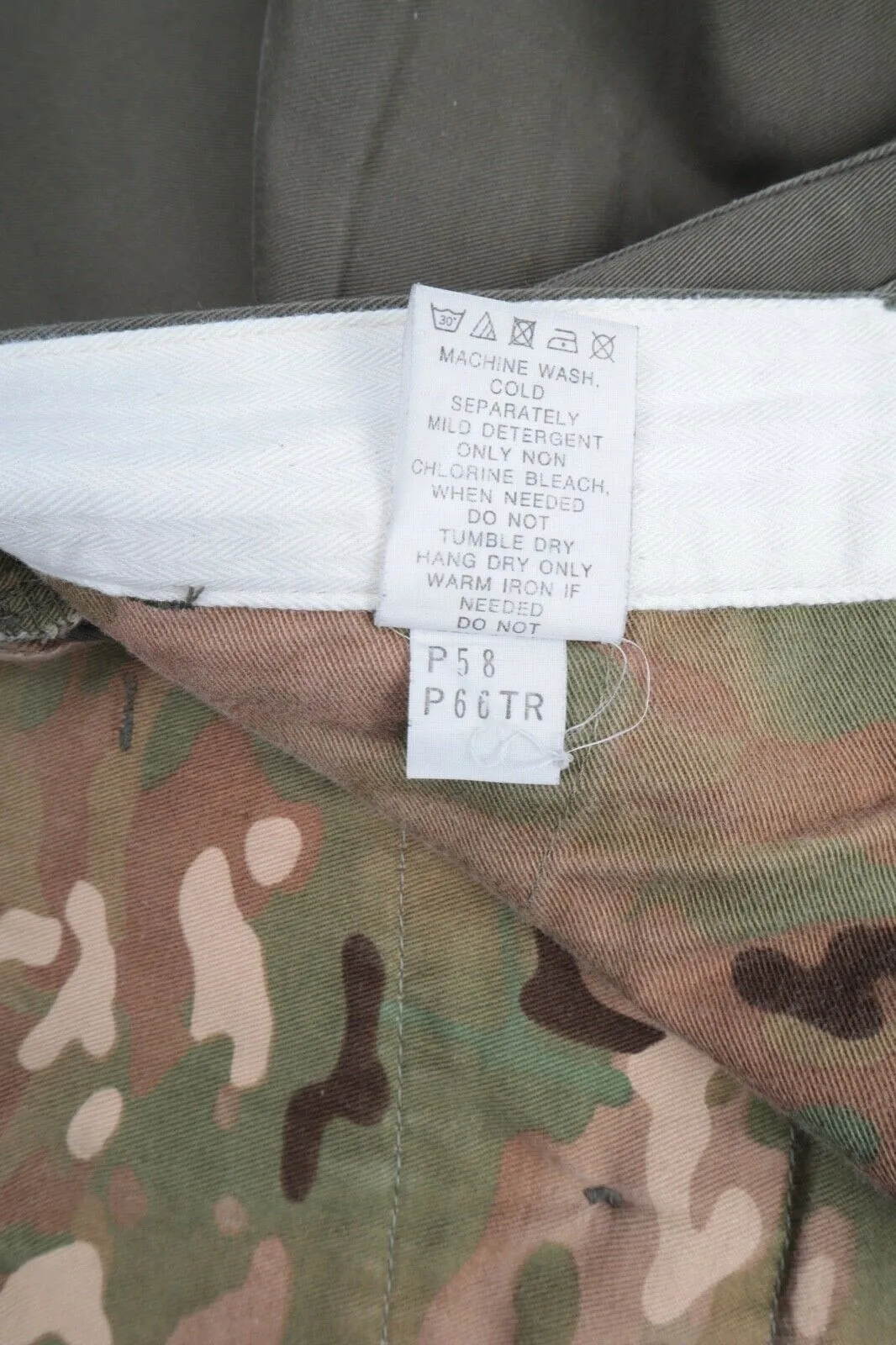 Men's PRPS Made In Japan Olive Military Chino Cotton Pants Size 34