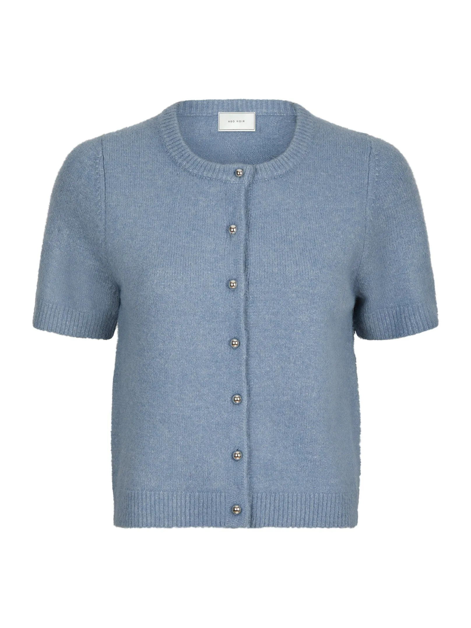 Mitta Knit Cardigan - Smoke Blue