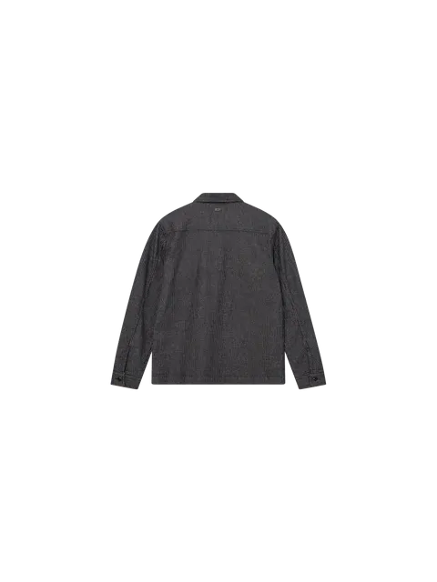 MOS MOSH BLUE STRIPE OVERSHIRT