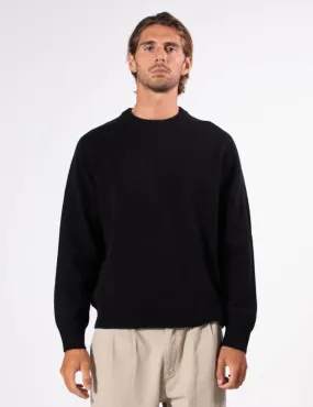 Mr Simple Fred Crewneck Knit in Black