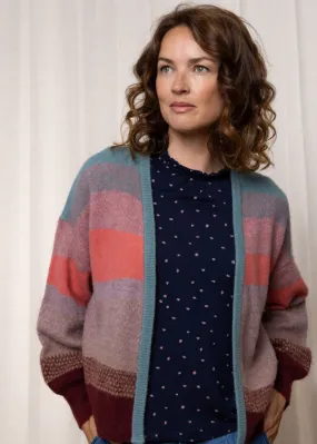 Nancy Colour Block Knit Cardigan