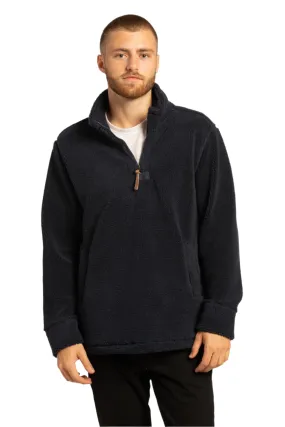 Newtownards 1/4 Top ECO  Fleece Pullover in Navy