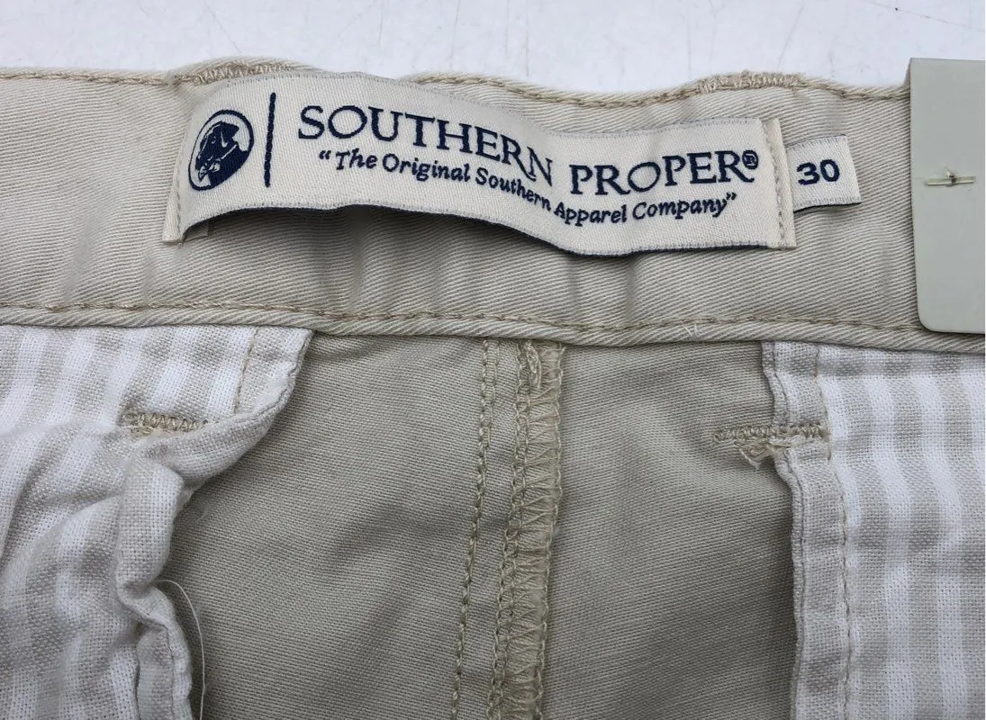 NWT Southern Proper Men's Stone Straight Leg Chino Pants - Size 30