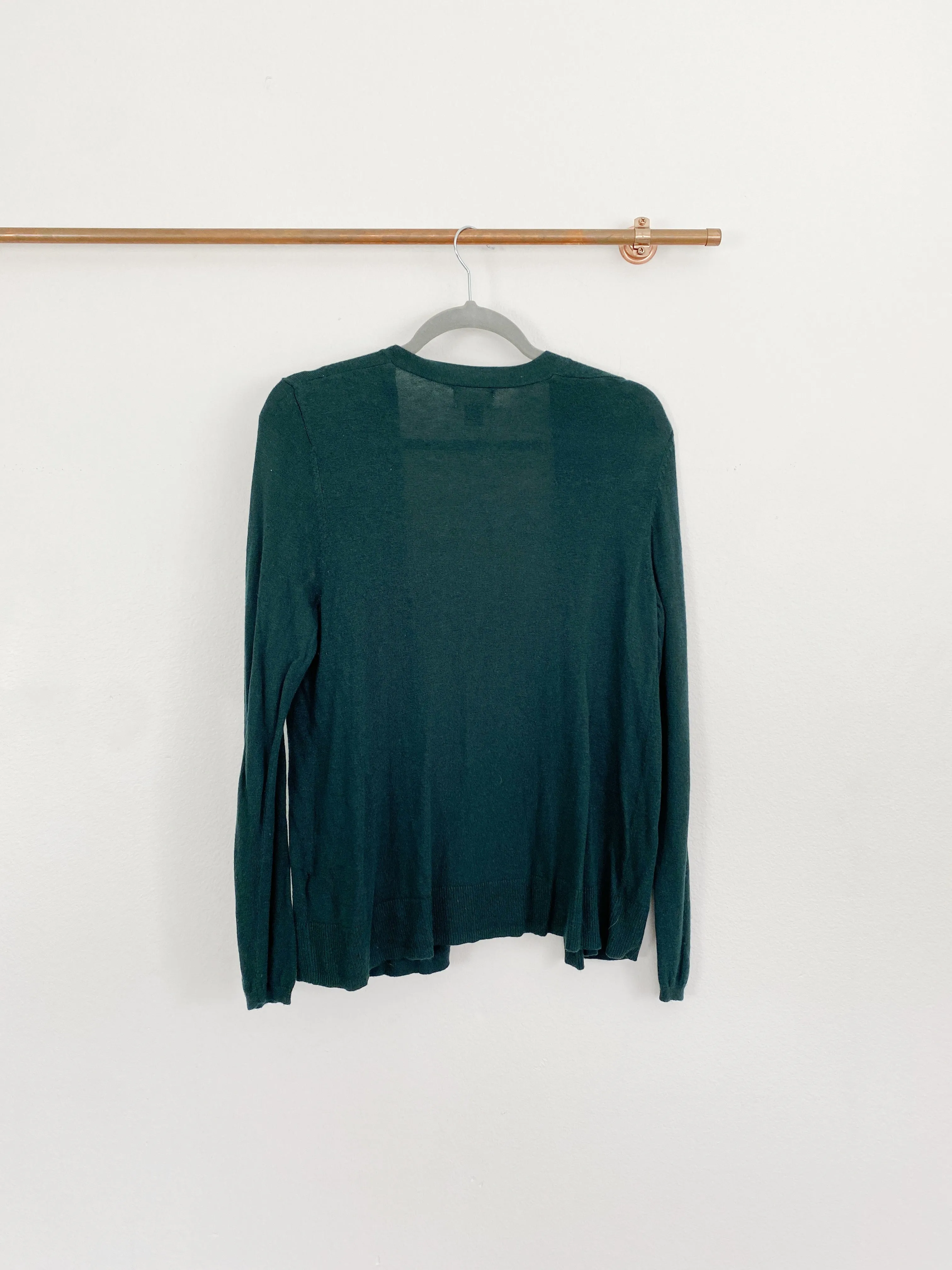 Old Navy Green Cardigan Medium