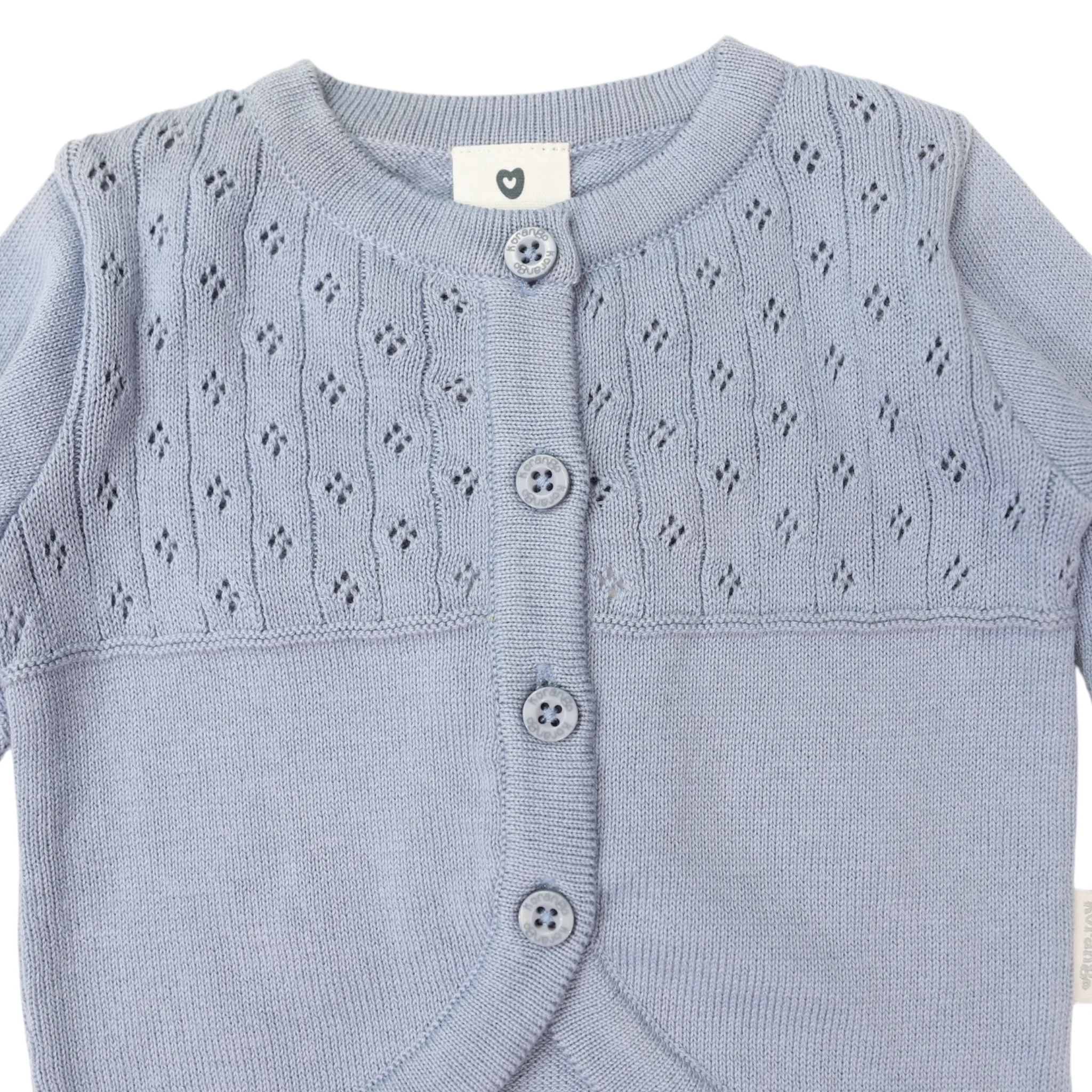 Organic Cardigan Blue