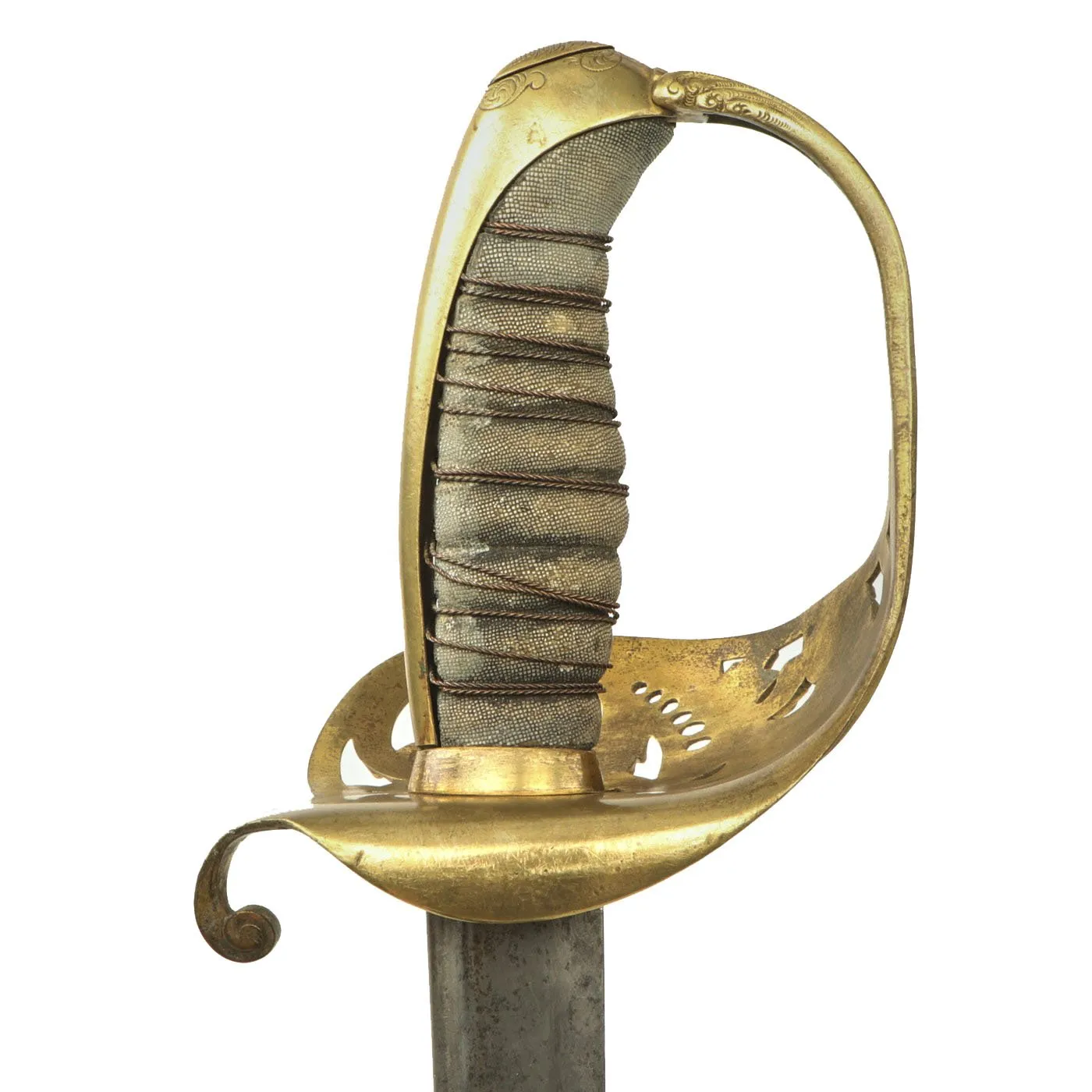 Original Swedish Model 1859 Infantry Officer's Sword with Steel Scabbard