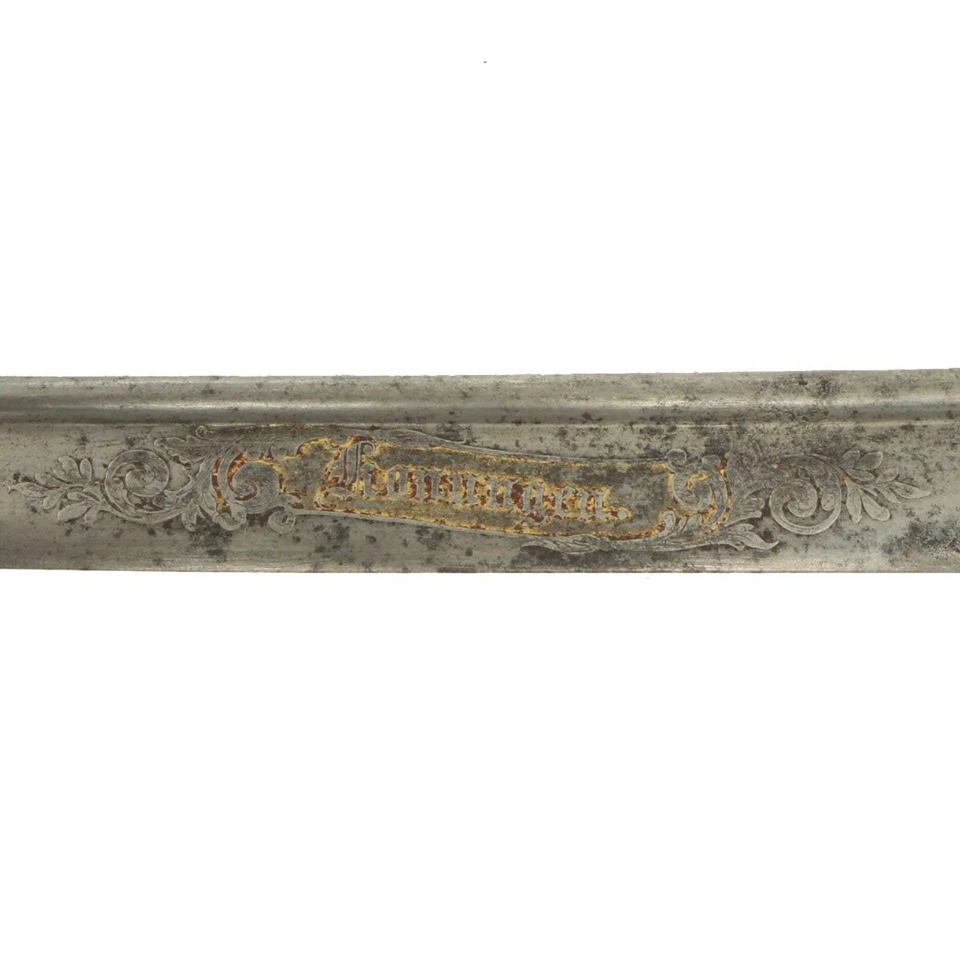 Original Swedish Model 1859 Infantry Officer's Sword with Steel Scabbard