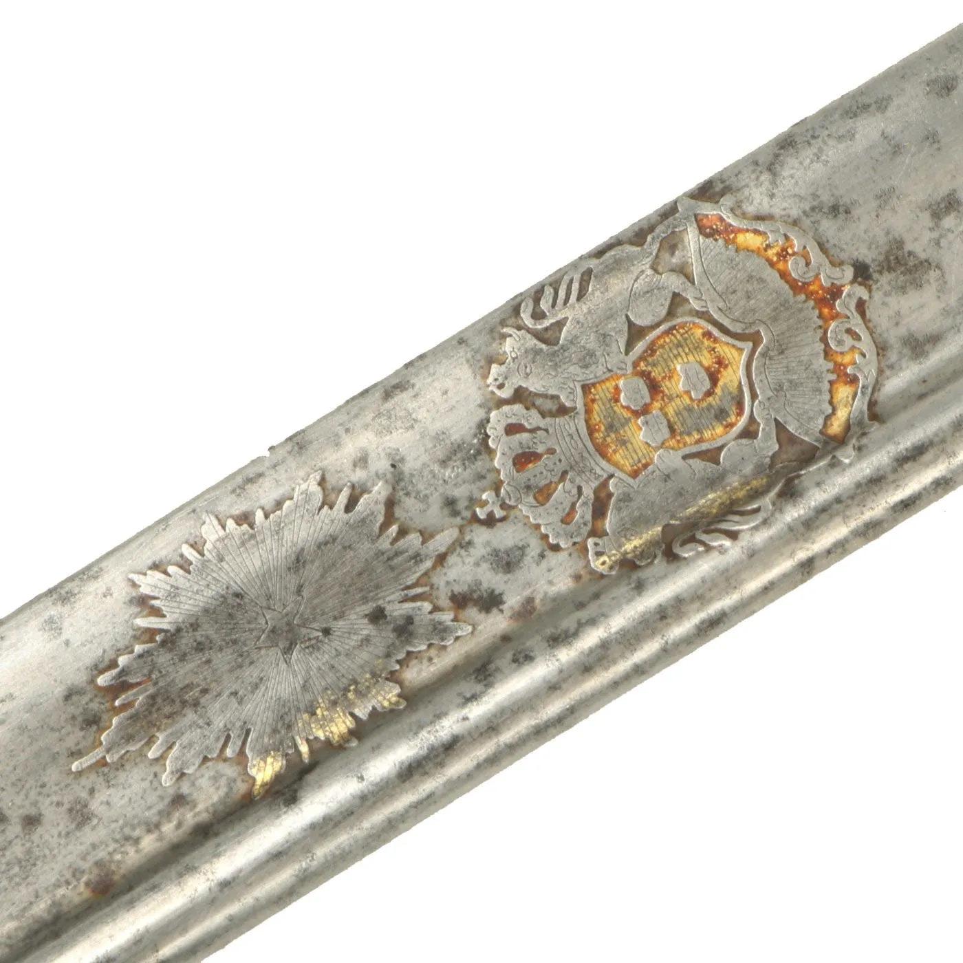 Original Swedish Model 1859 Infantry Officer's Sword with Steel Scabbard