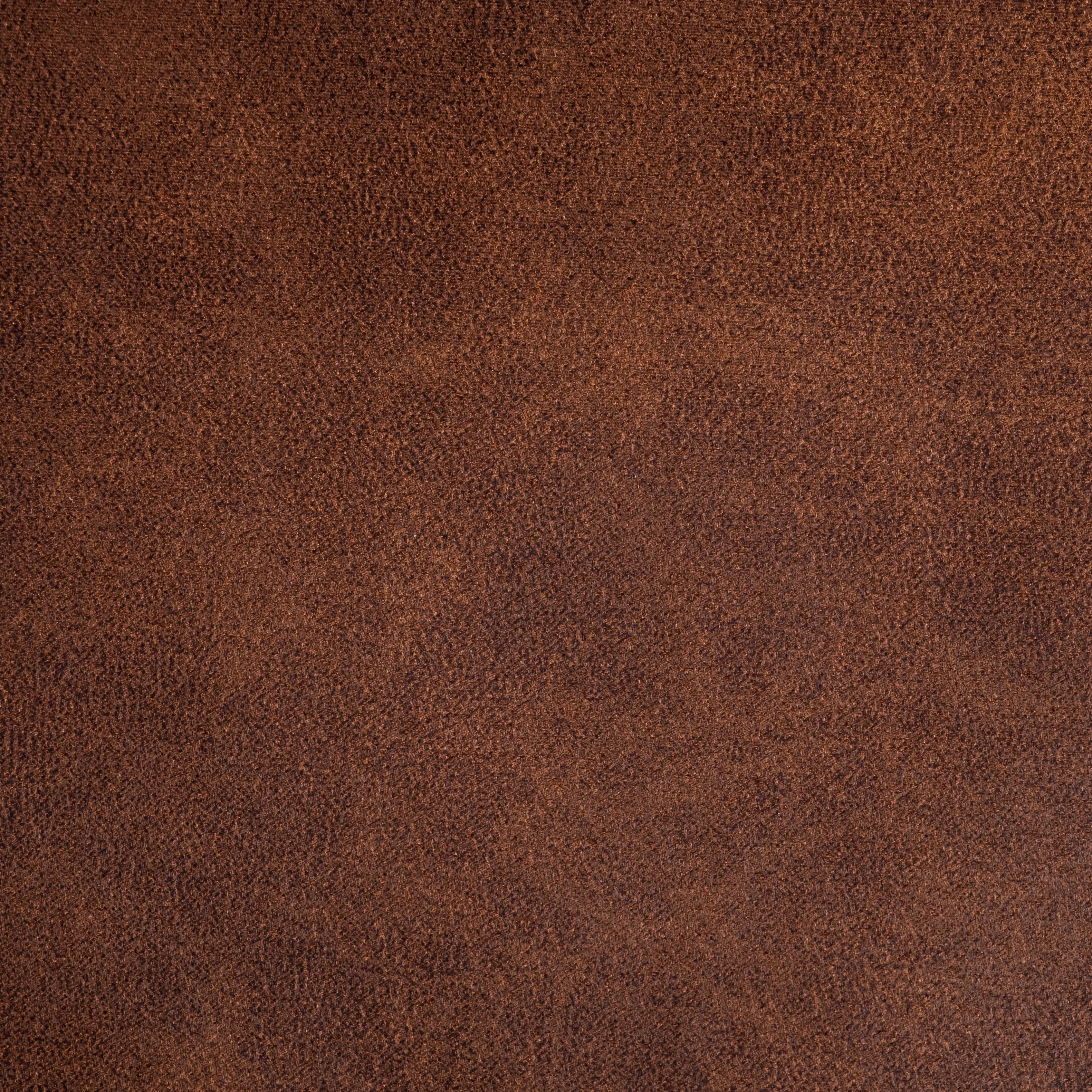 Orthopedic Sofa - Leatherlook/Teddy - Cognac