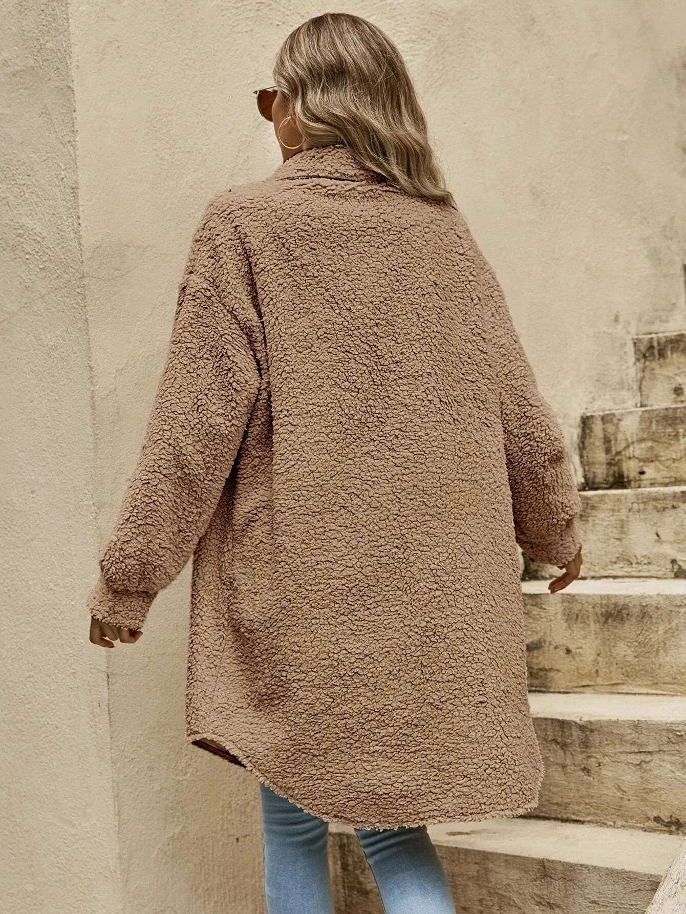 Oversized Teddy Coat