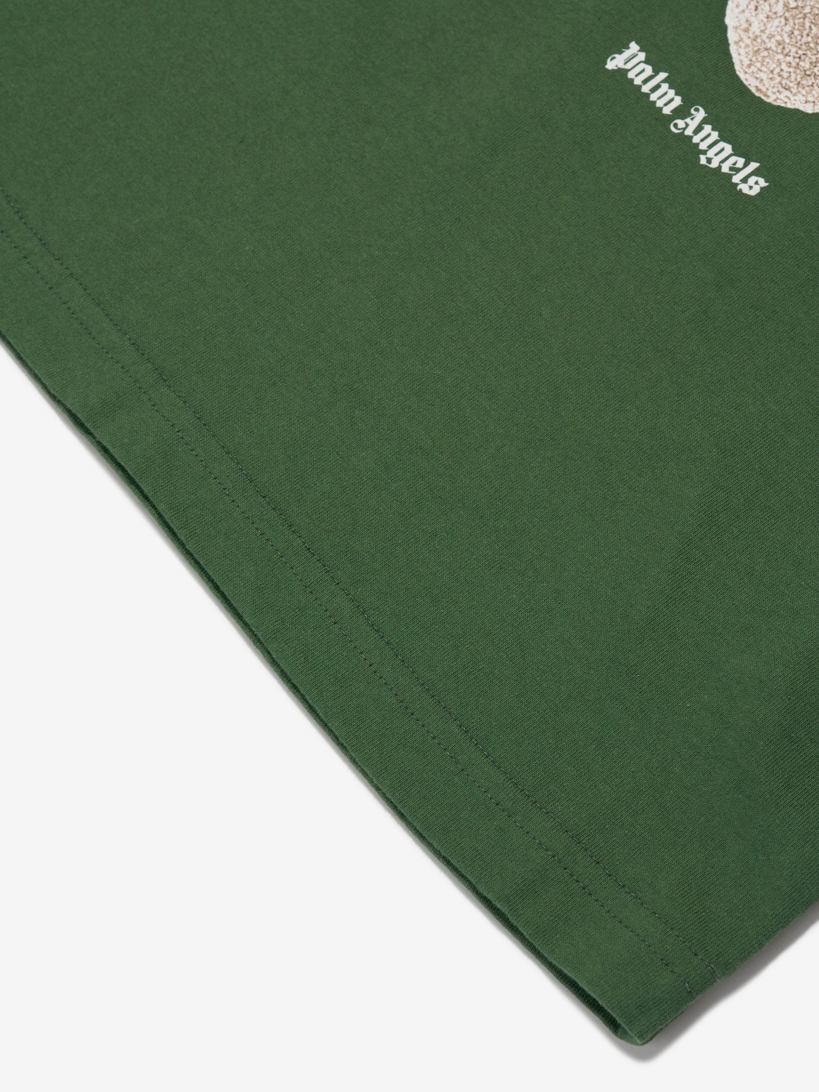 Palm Angels Boys Bear T-Shirt in Green