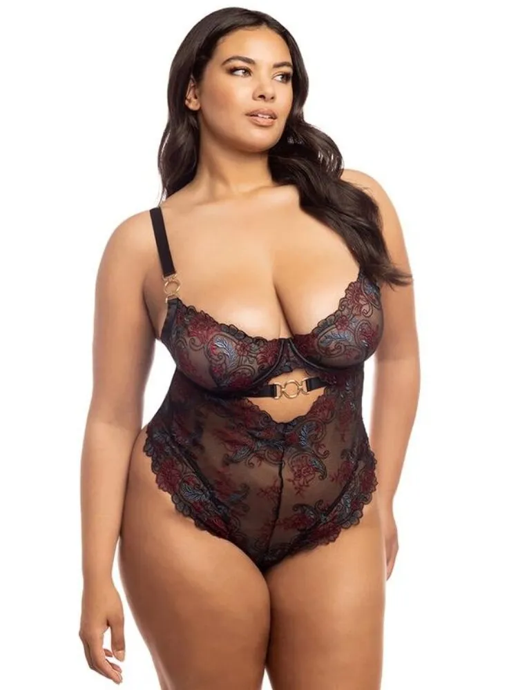 Plus Size Azalea Lace Teddy