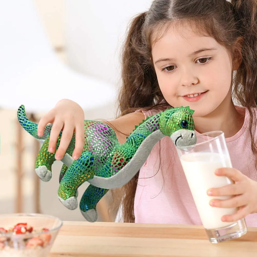 Plush Dinosaur Stuffed Animal Set Of 4 Soft Dinosaur Toys For Boys And Girls, 12 Inches