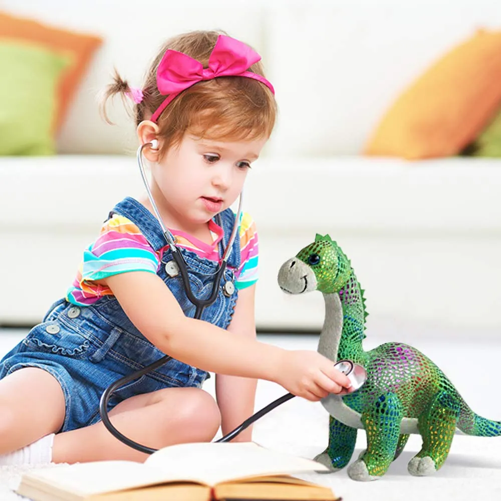 Plush Dinosaur Stuffed Animal Set Of 4 Soft Dinosaur Toys For Boys And Girls, 12 Inches
