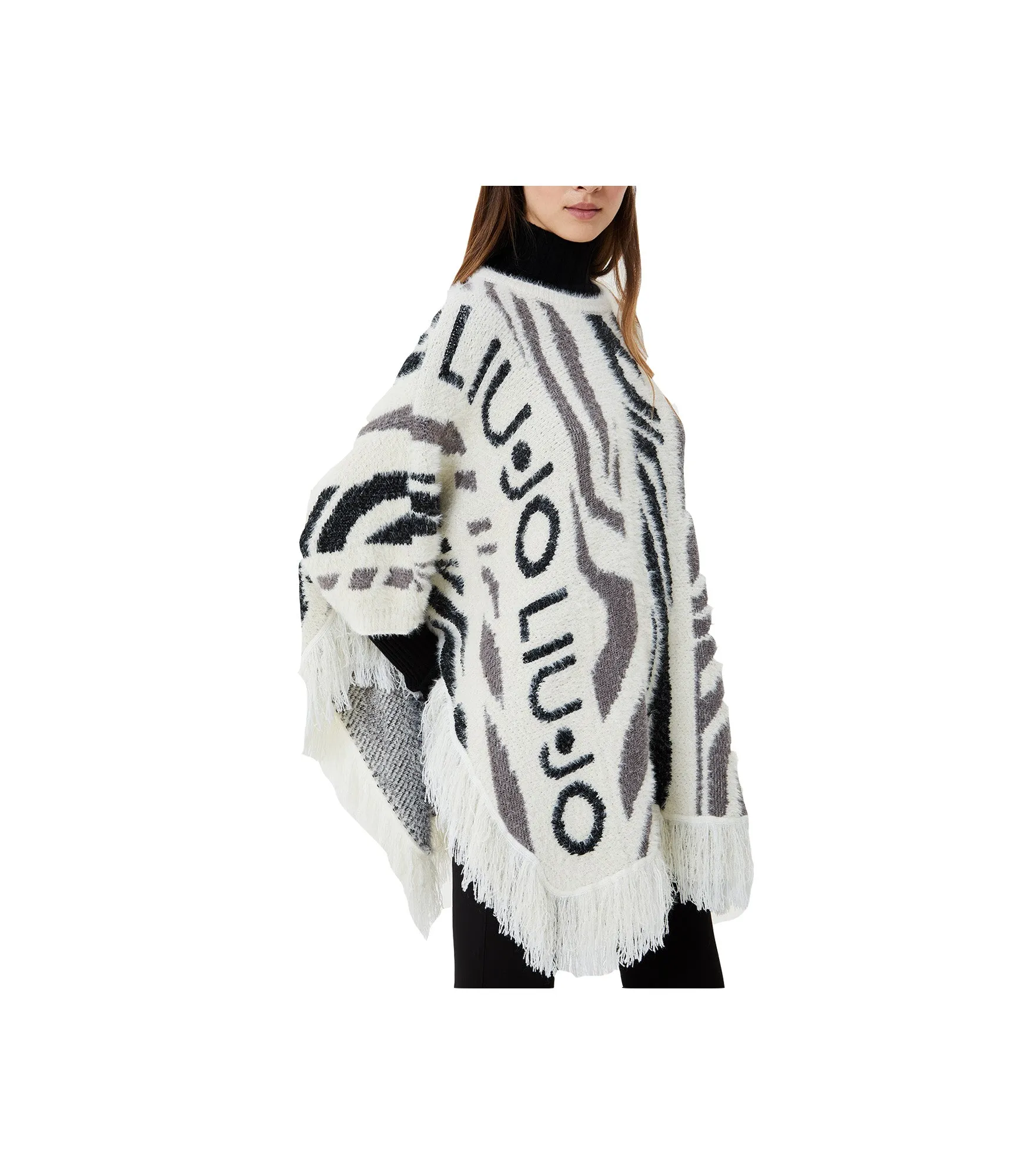 Poncho Maglia Logo - Zebra