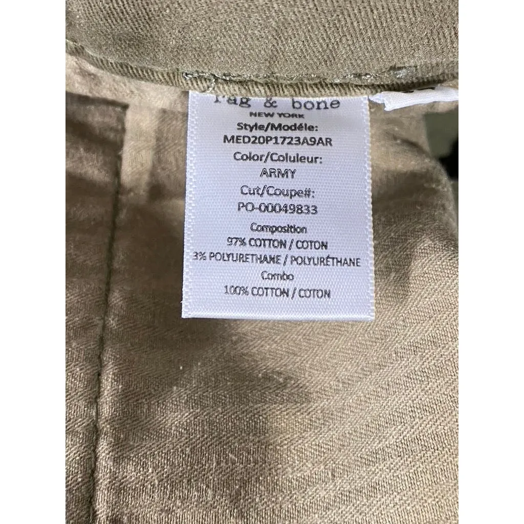 RAG & BONE Men's Army Slim-Fit Stretch Chino Pants SZ 34