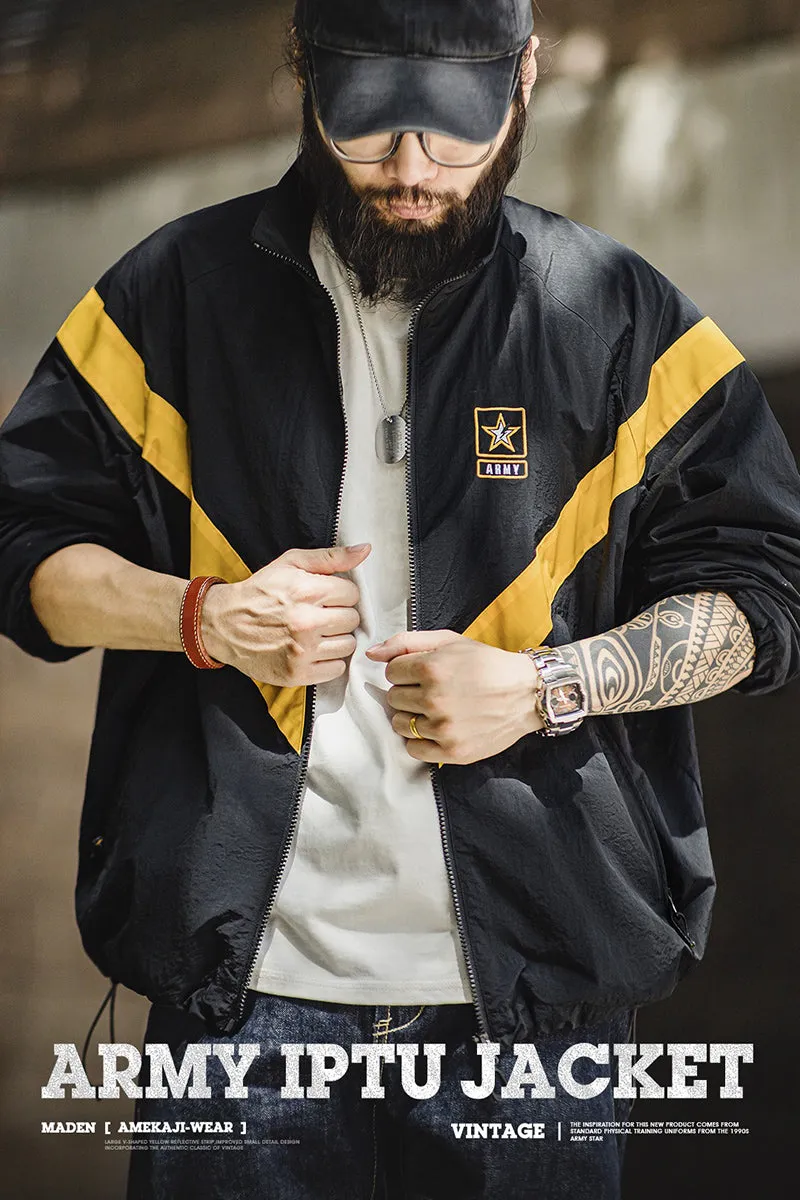 Retro ARMY Training Jacket IPTU Sport Coat