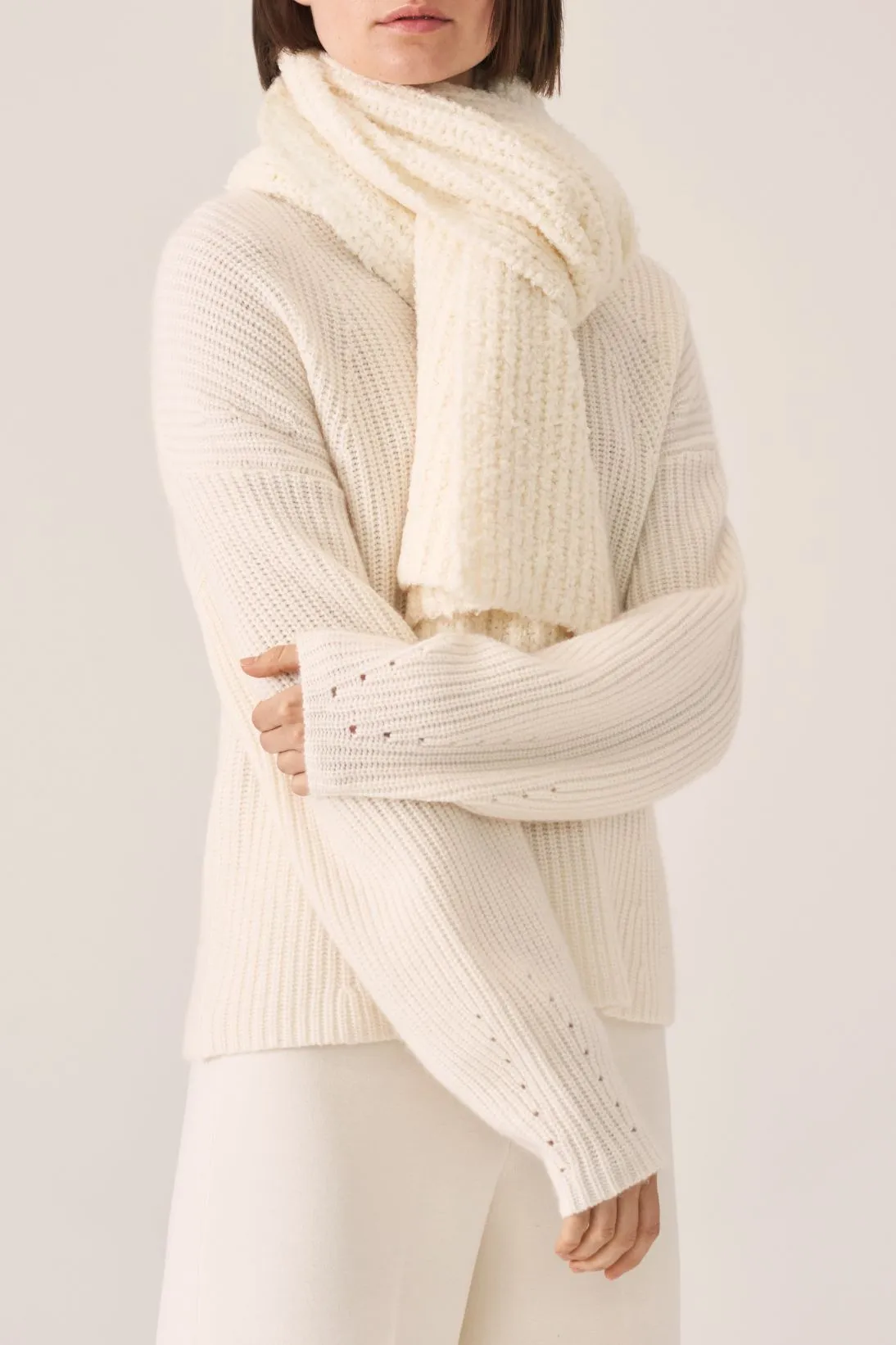 RIB TEDDY SCARF