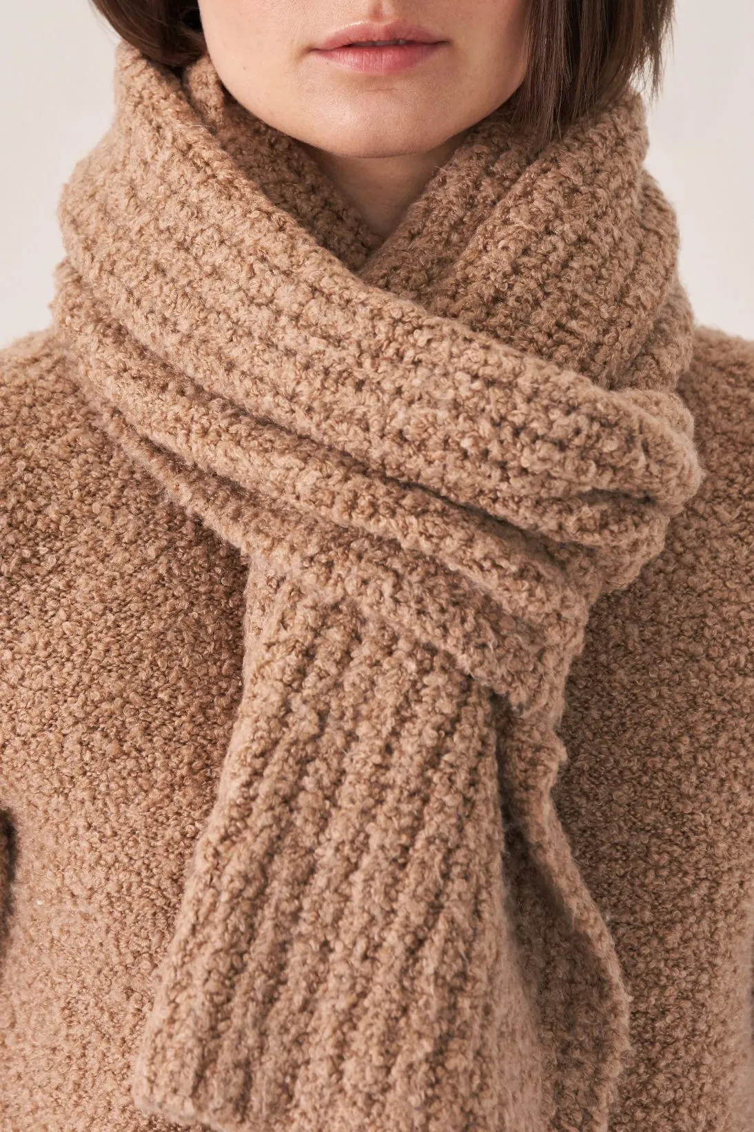 RIB TEDDY SCARF