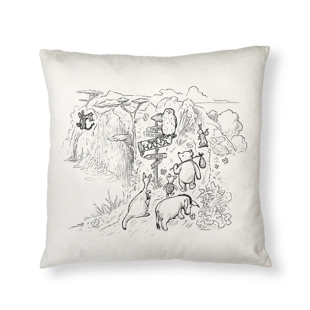 Road To Hana Teddy & Friends Pillow Cover