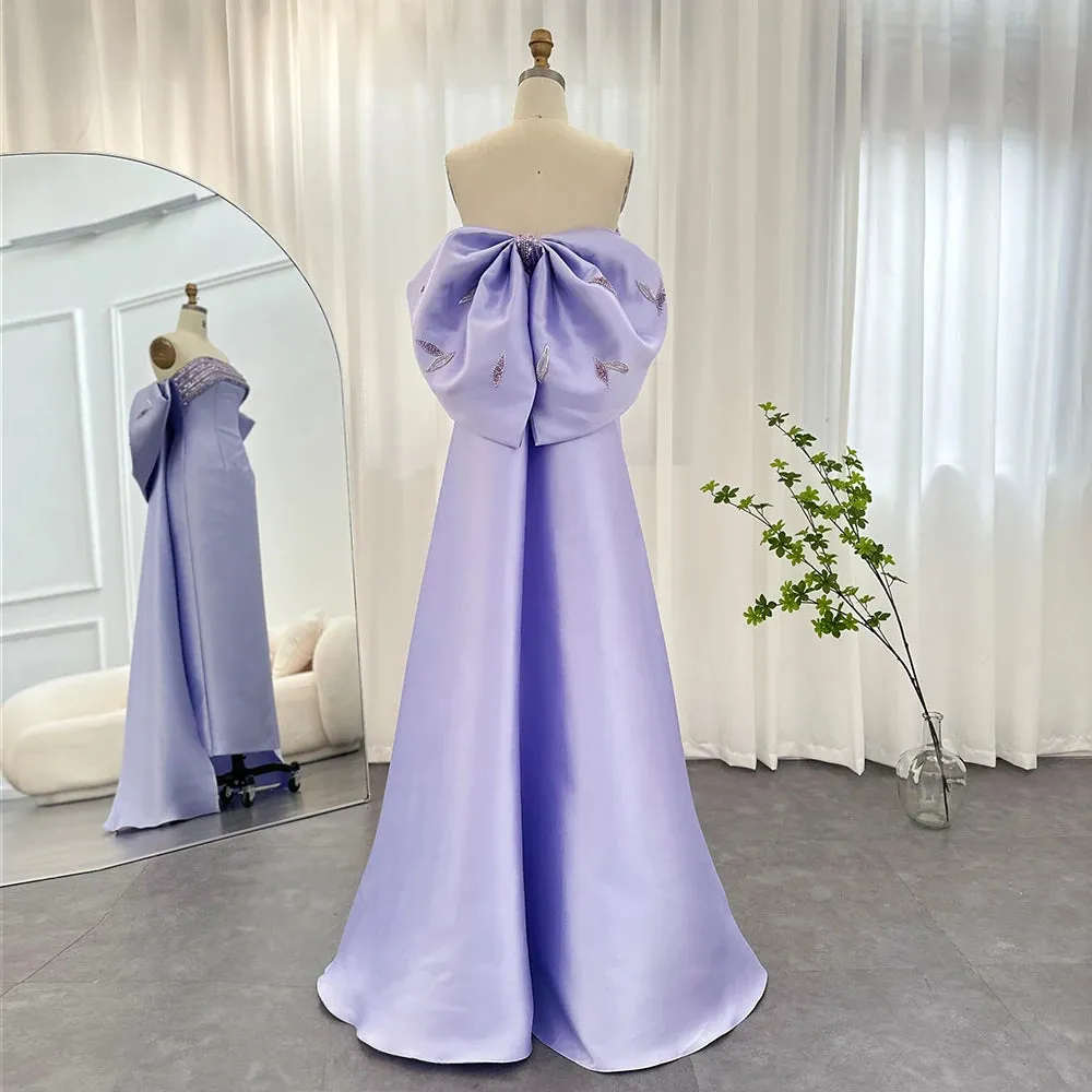 Sage Green Evening Dress with Beaded Cape
