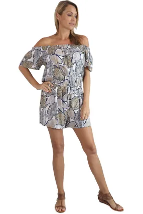 Sahara Jumpsuit "Leaves"
