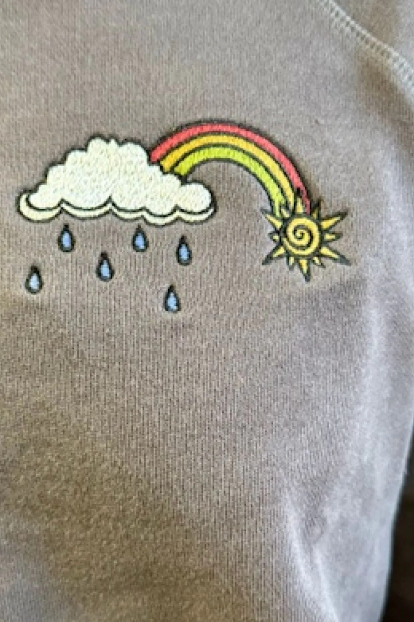 Sometimes Rainbows Pullover