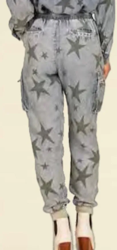 Star Cargo Denim Joggers