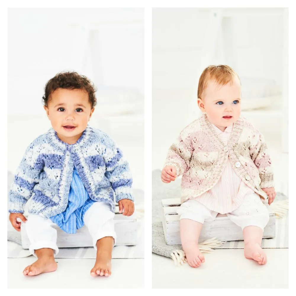 Stylecraft Kids Cardigan Knitting Pattern 9746