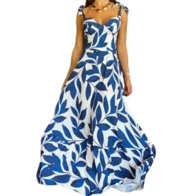 Summer New Trendy Print Long Dress