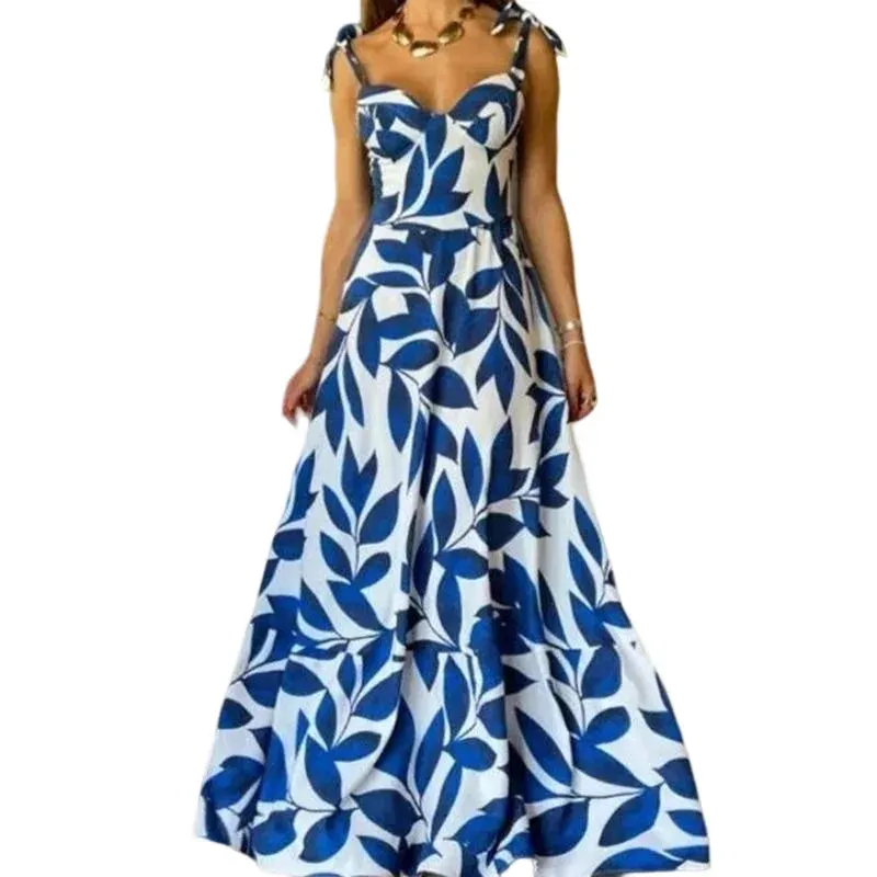 Summer New Trendy Print Long Dress