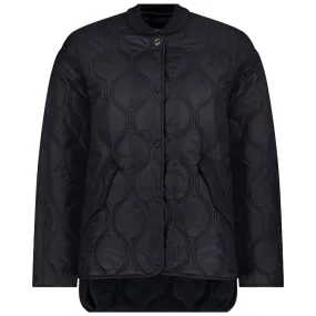 Talei Women's Quilted Bomber - Black