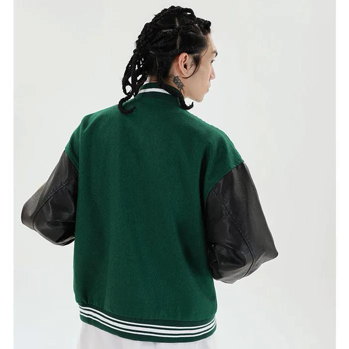 Teddy Baseball Jacket "Bone"