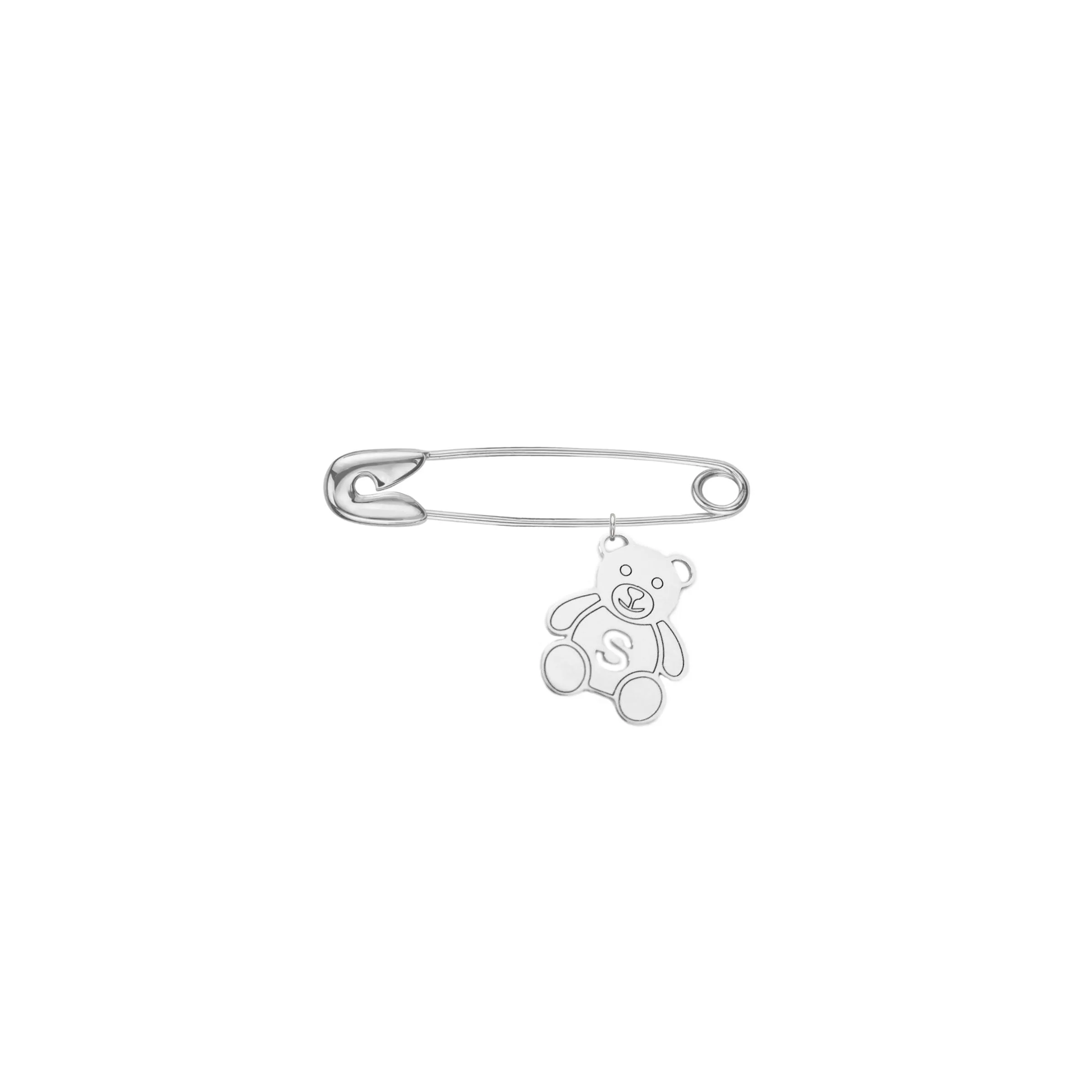 Teddy Bear Initial Charm