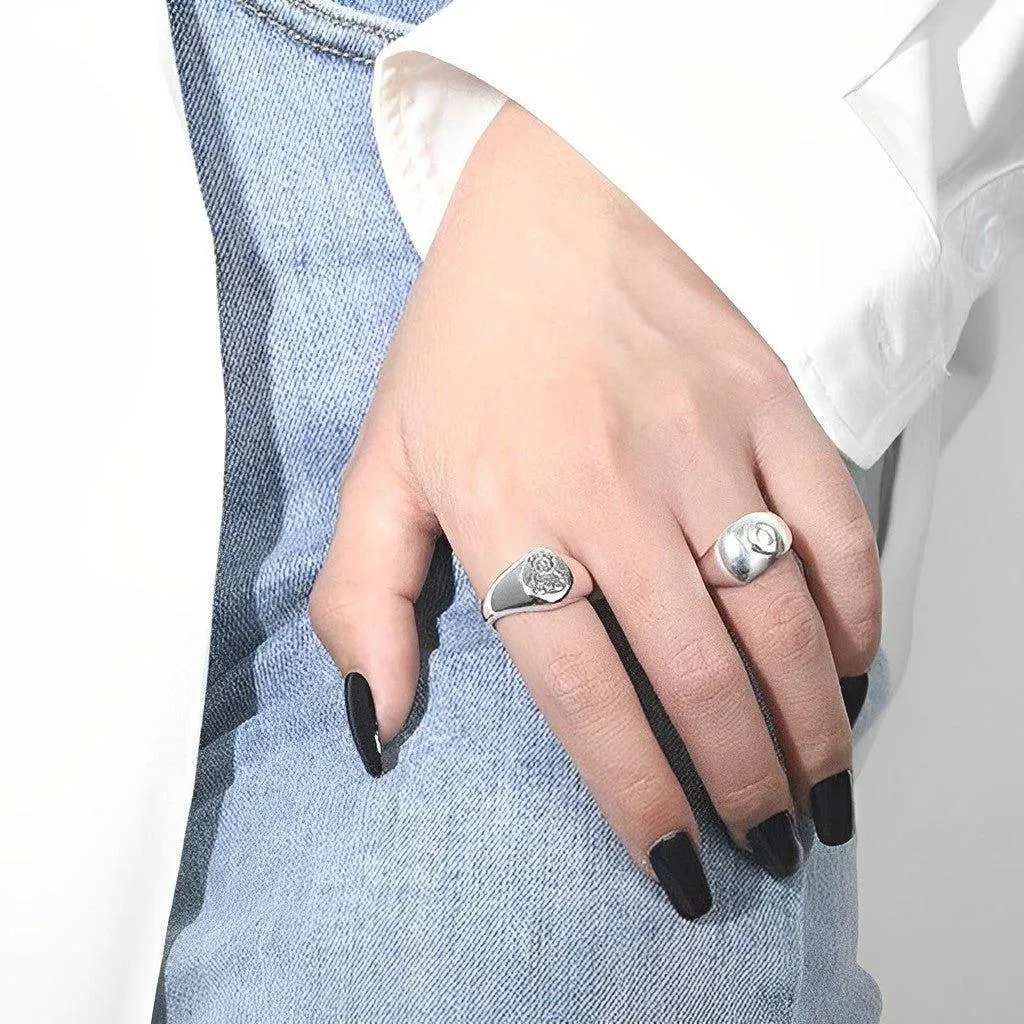 Teddy Bear Signet Ring