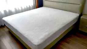Teddy Fleece Fitted Sheet (White)