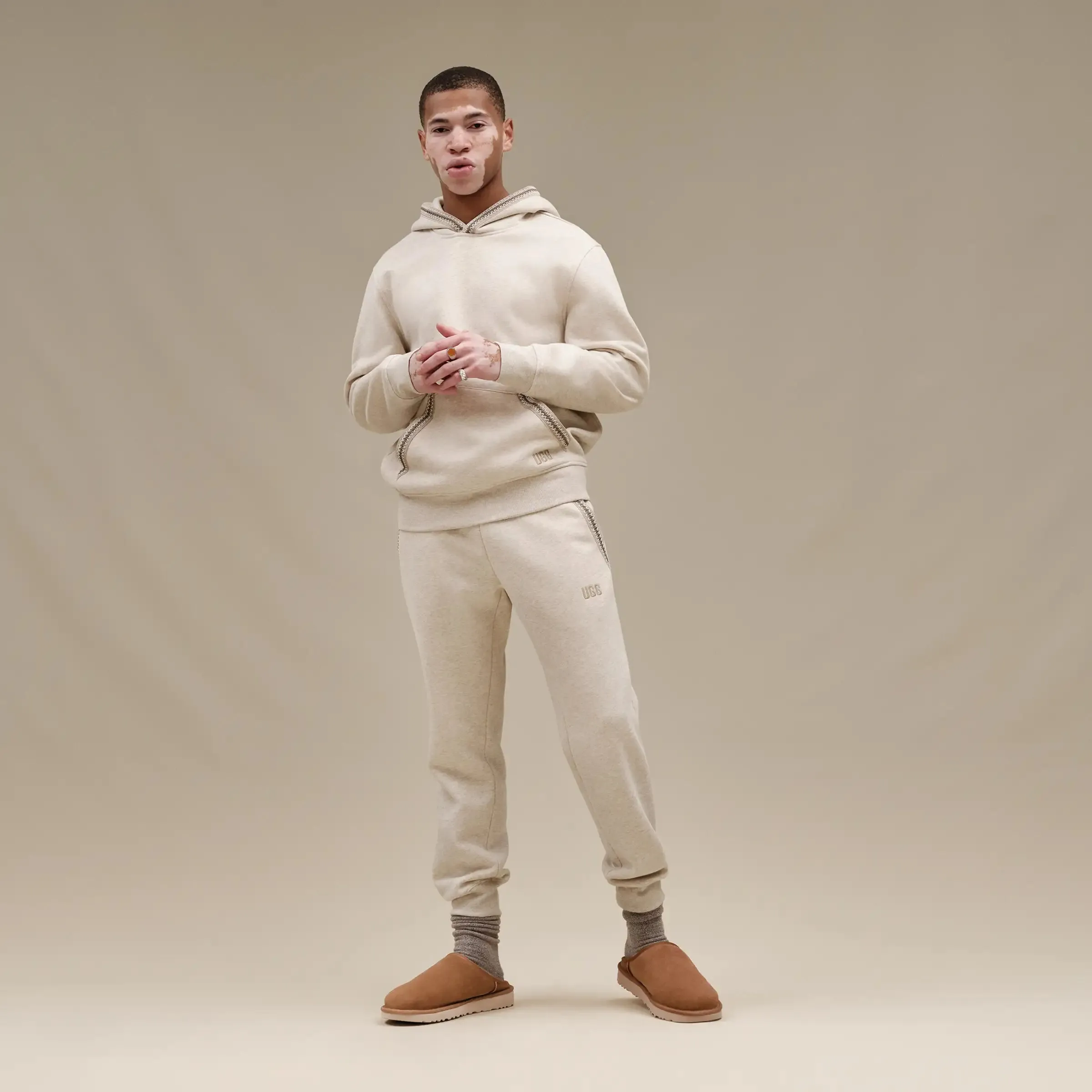 UGG® Men's Tasman Jogger Caribou Heather