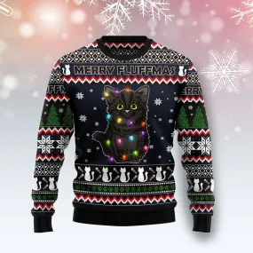 Ugly Christmas Sweater JulesRoche All-Over-Print Cotton Wool Pullover