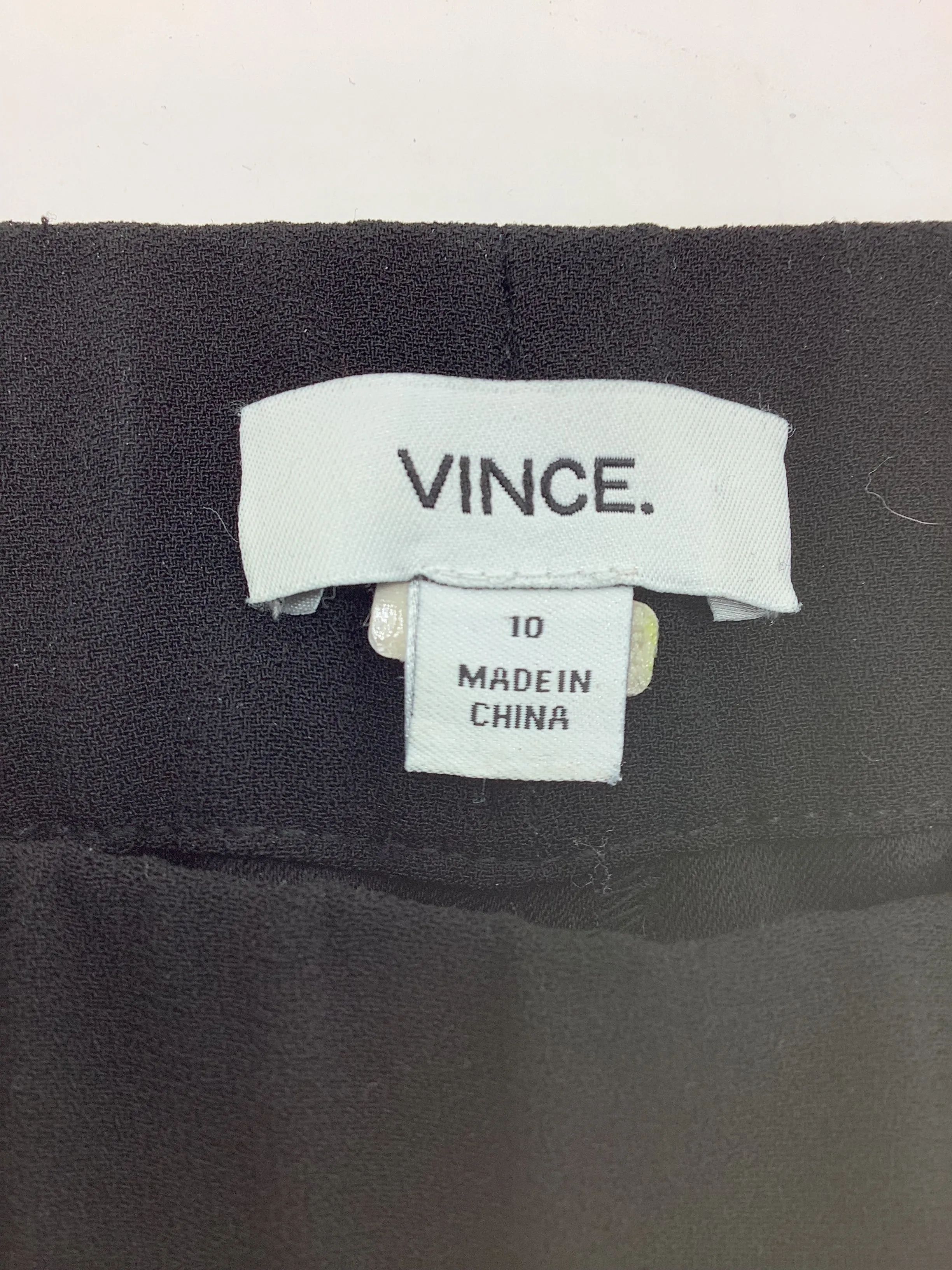 Vince High Waisted Straight Leg Pant Size: M