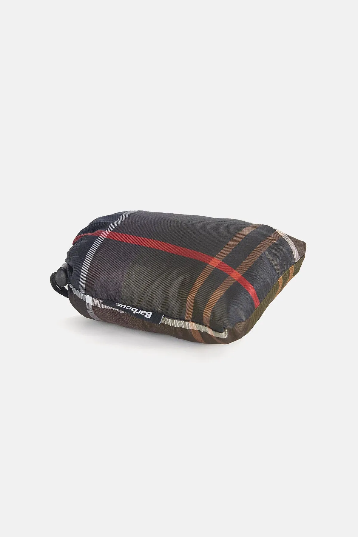 Waterproof tartan poncho