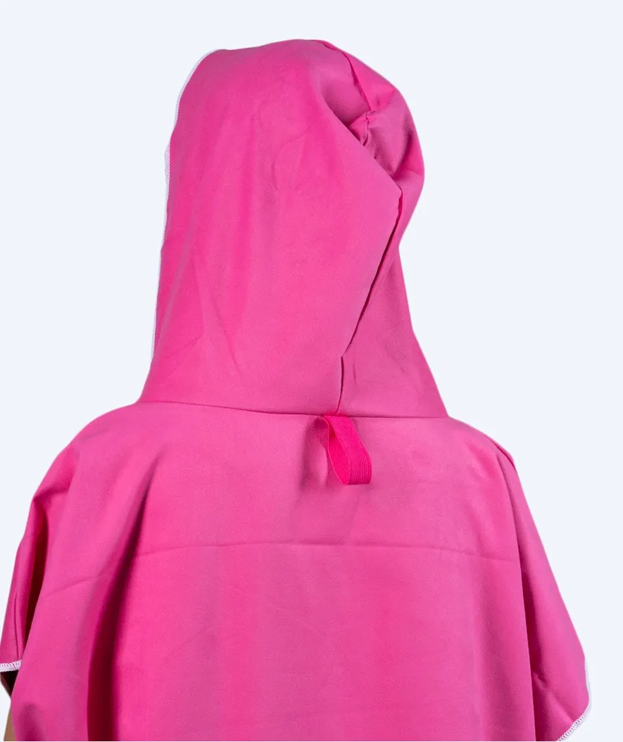 Watery badeponcho til voksne - Microfiber - Pink