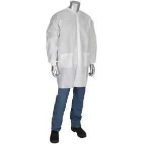 West Chester C3828/L Standard Weight SBP Lab Coat - Two pockets 37 gsm
