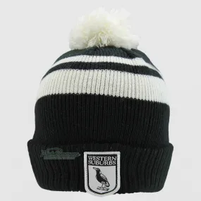 Western Suburbs Magpies Adult NRL Heritage Retro Beanie Rugby League